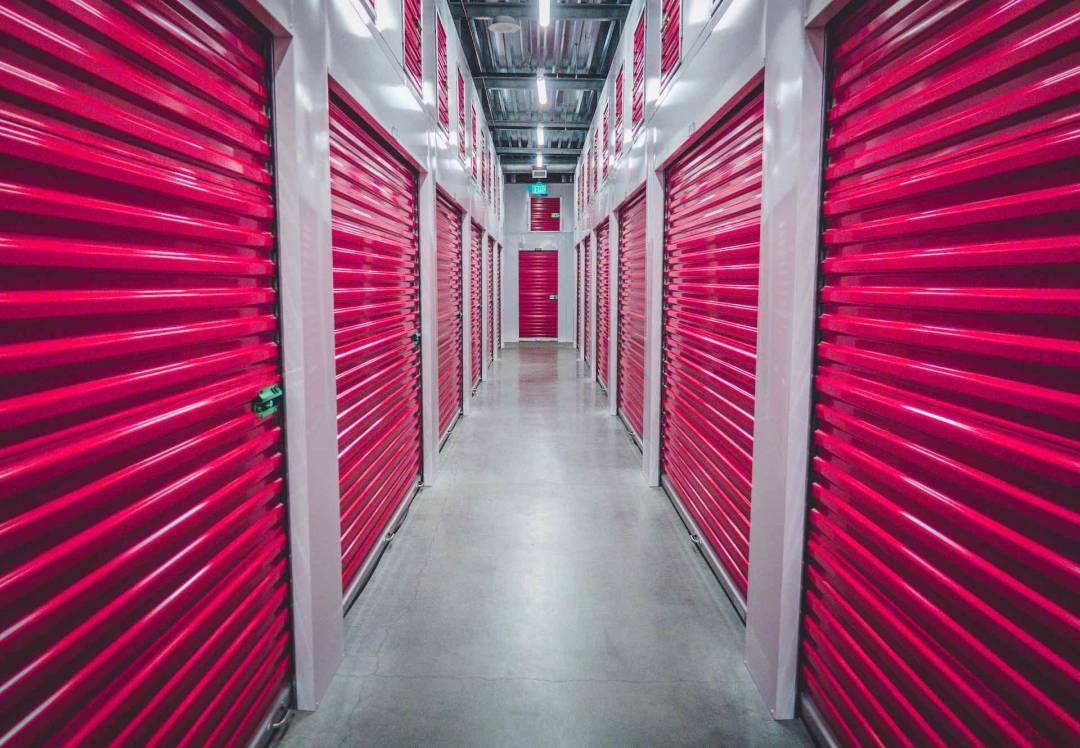 Hallway Of A Self Storage Facility